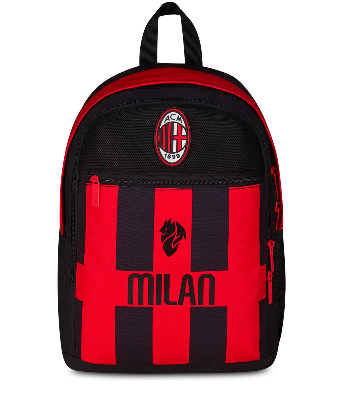 Seven zaino doppio scomparto AC Milan, 26 litri