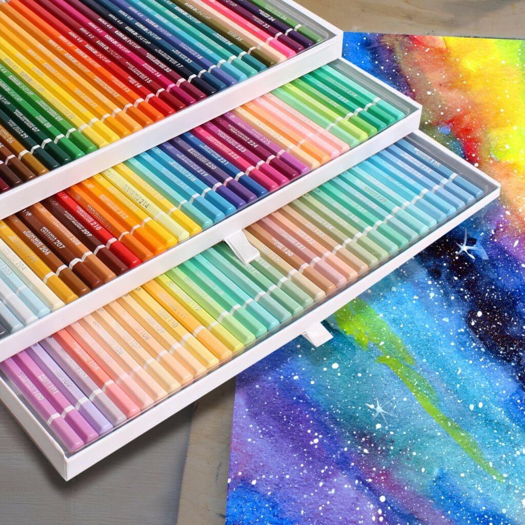 Tinta Unita Pastelli in legno Magnetic Box 108 colori mina 4.2