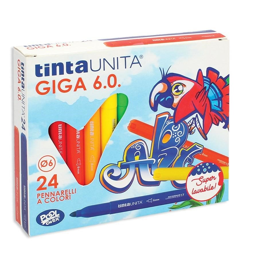 Pennarelli Giga Tinta Unita 24 colori