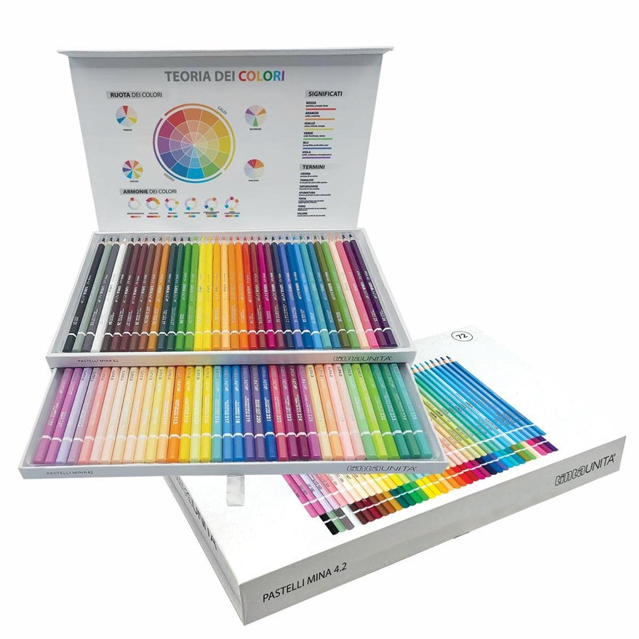 Pastelli Tinta Unita 72 colori