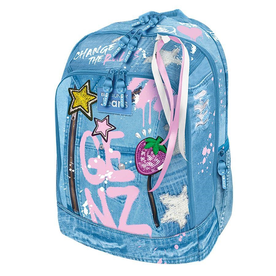 Tinta Unita Zaino scuola Dream Jeans