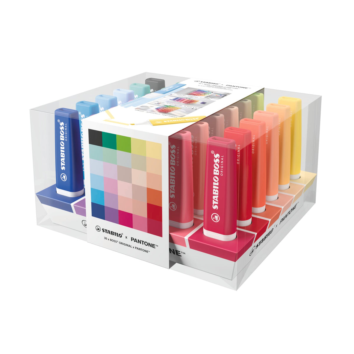 Stabilo Boss Original x Pantone, evidenziatori desk set da 30