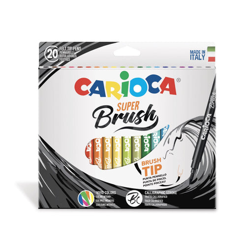 Carioca Super Brush 20 pennarelli